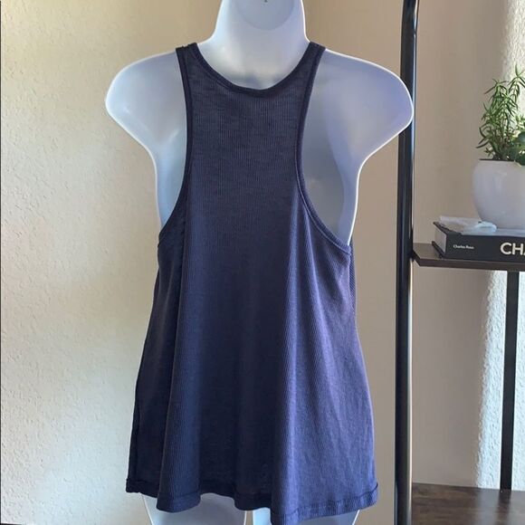 FREE PEOPLE Ribbed Racerback Tank top Size S - Picture 4 of 8
